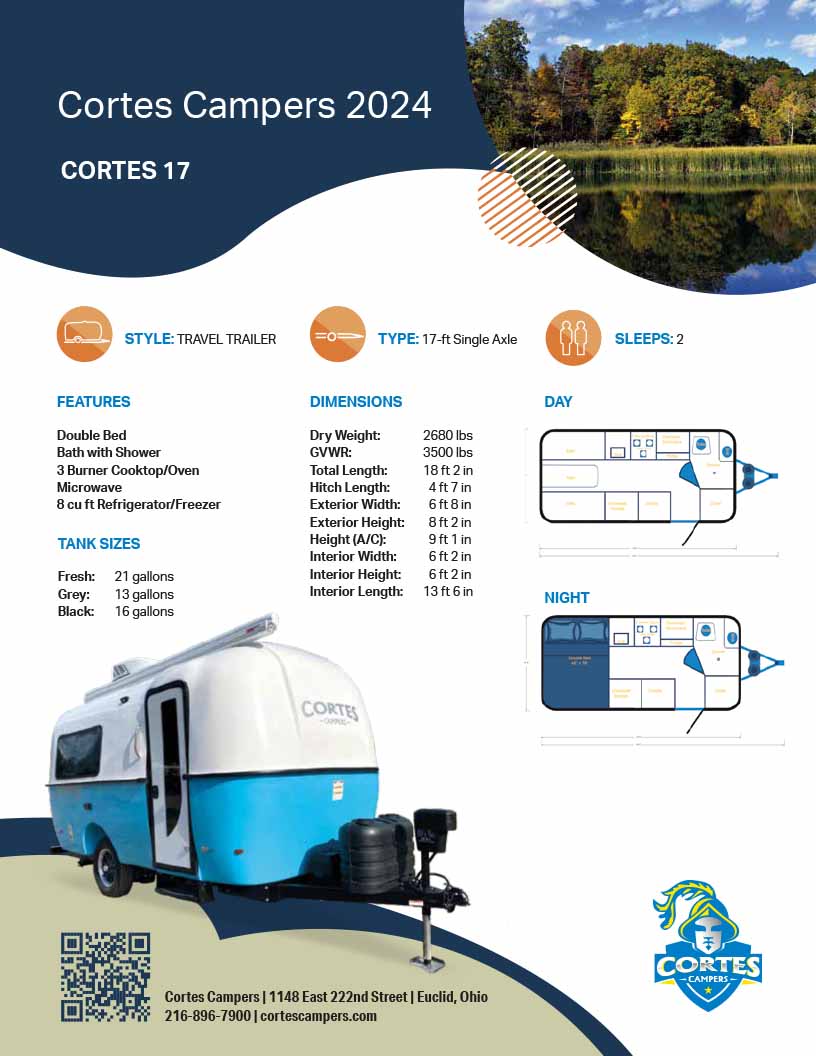 Cortes Campers 16 travel trailers